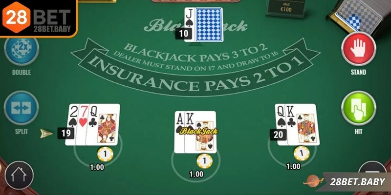 Cân nhắc rút thêm để giành chiến thắng Blackjack online